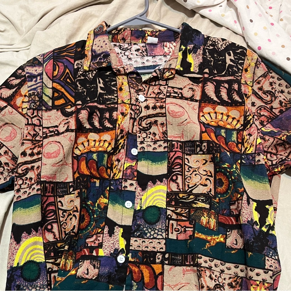 Very nice Retro design XL short sleeve button up